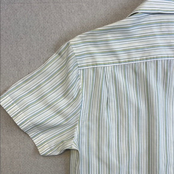 Original Penguin Light Blue Striped Button Down Shirt - Picture 8 of 8